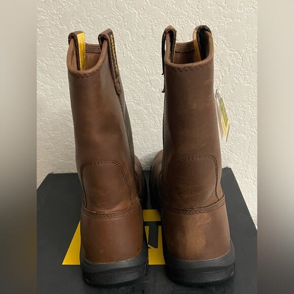 CAT Drawbar Steel Toe Caterpillar Boots Brown Men 7.5 main image 8